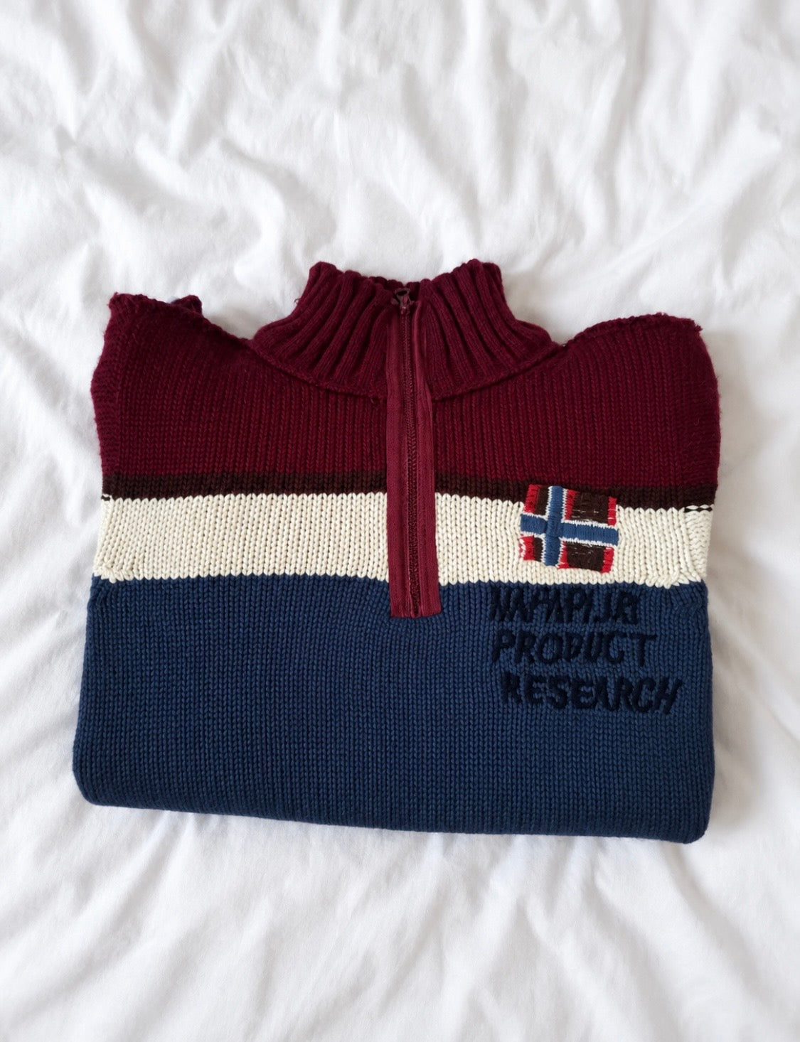 Pull Napapijri Product Research Vintage – Multicolore 🇳🇴