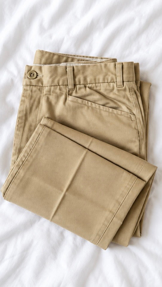 Pantalon Chino Burberrys Vintage – Beige / Kaki Clair 🇬🇧