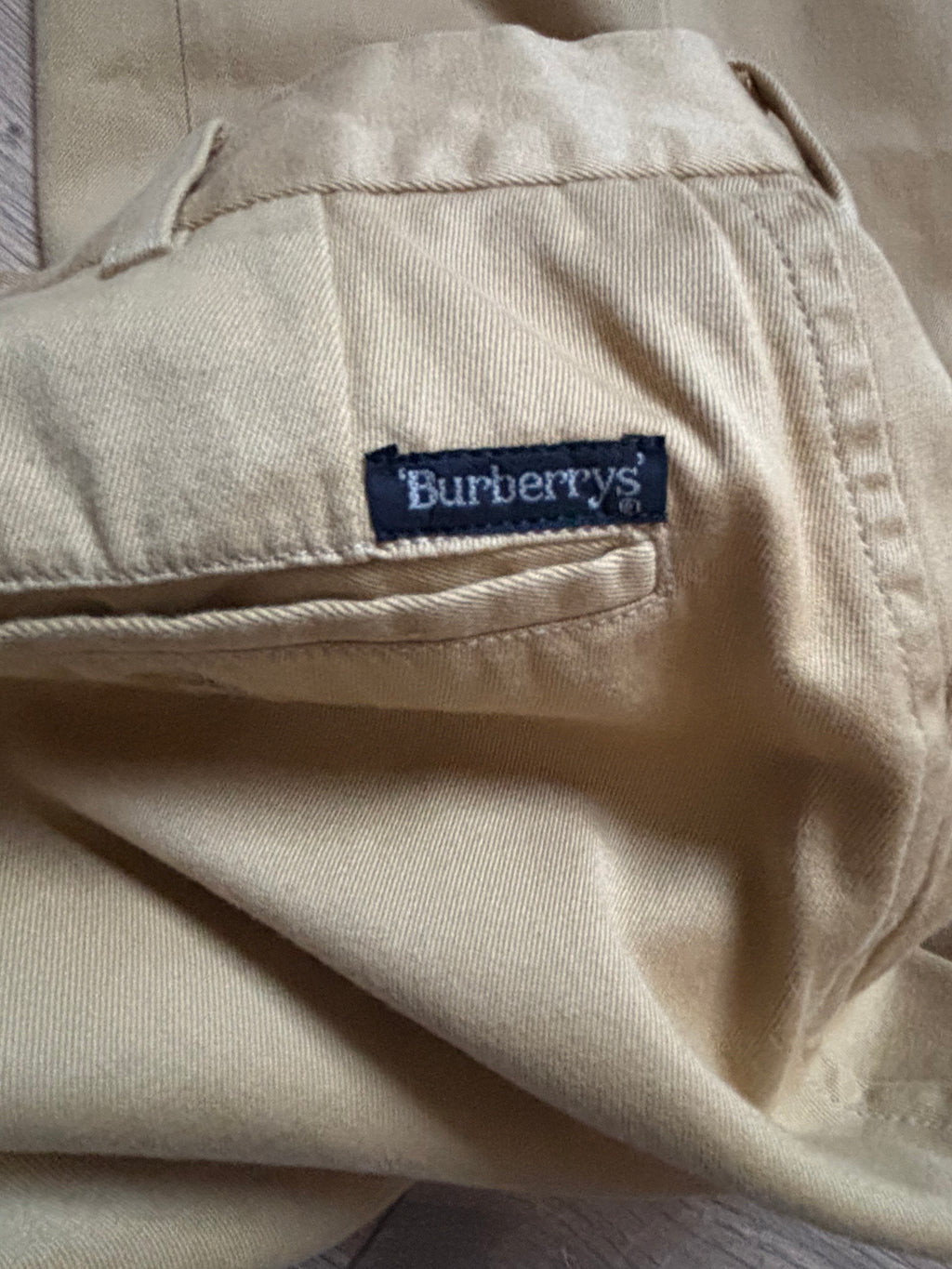 Pantalon Chino Burberrys Vintage – Beige / Kaki Clair 🇬🇧