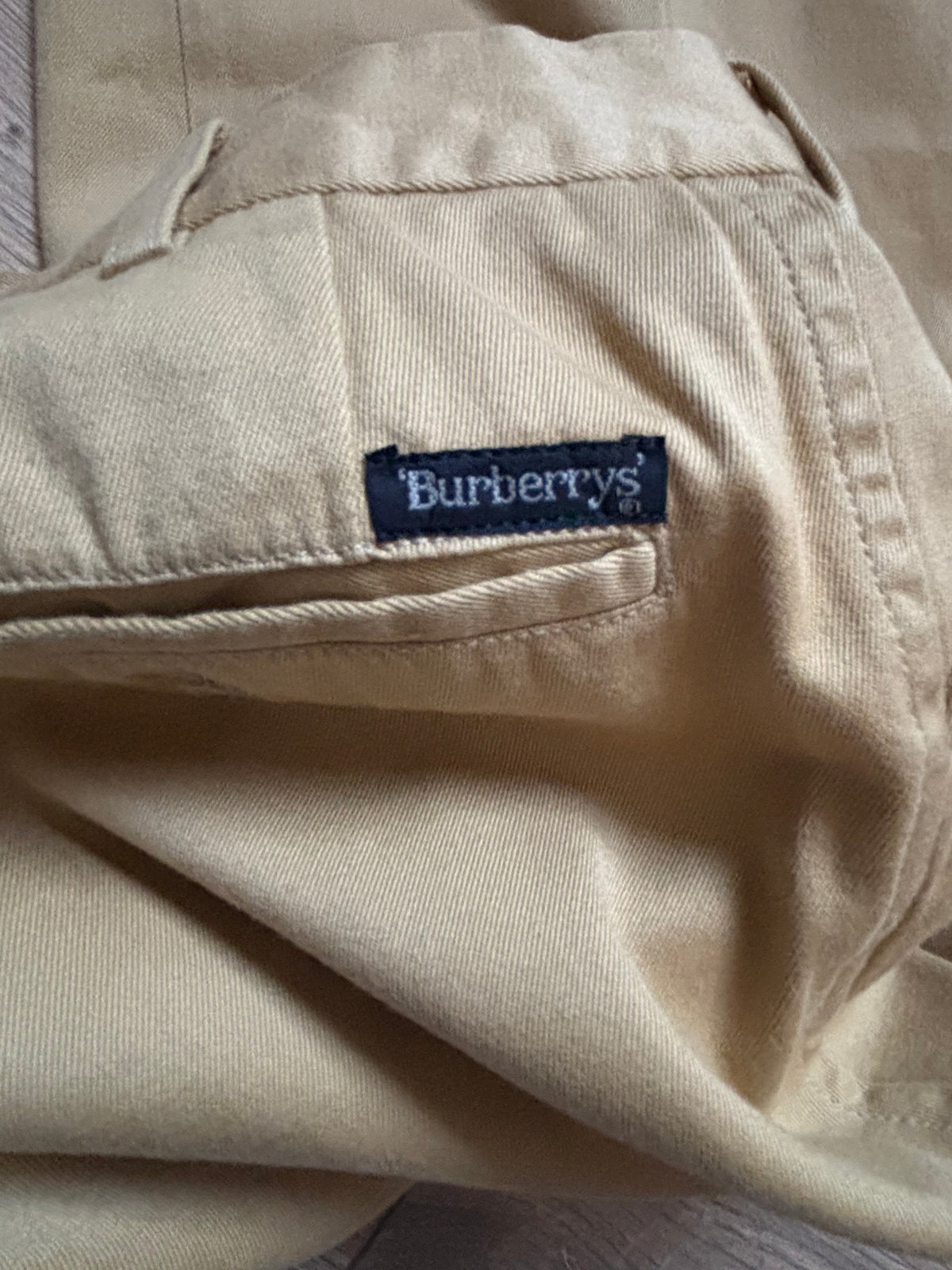 Pantalon Chino Burberrys Vintage – Beige / Kaki Clair 🇬🇧