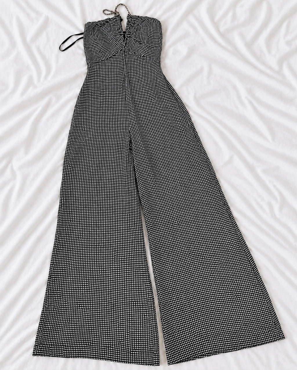 Combinaison pantalon Elisabetta Franchi noire et blanche 💫
