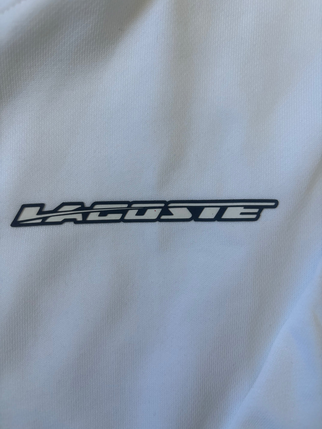 Sweat à capuche Lacoste blanc💫🐊